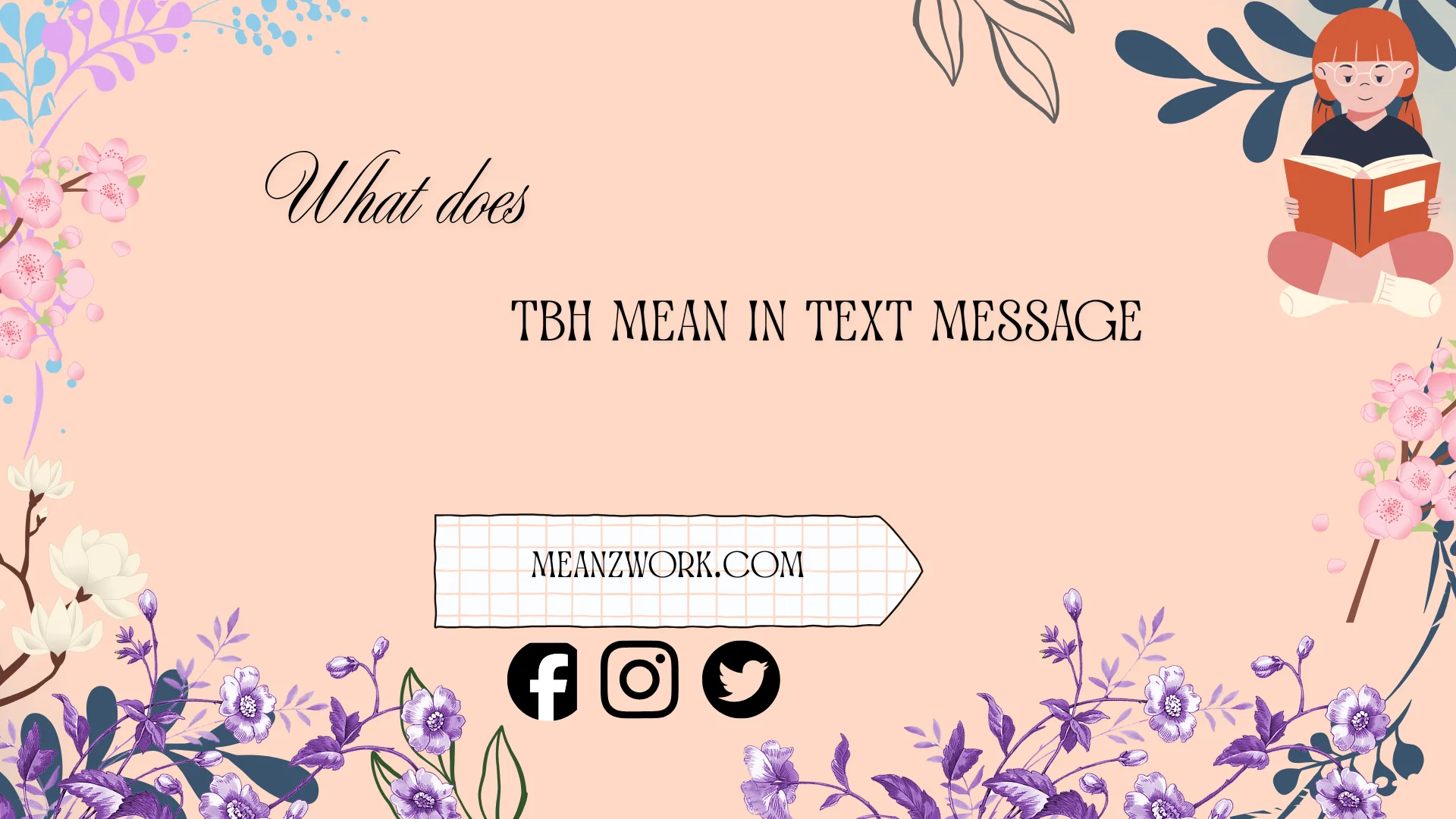 what does tbh mean in text message