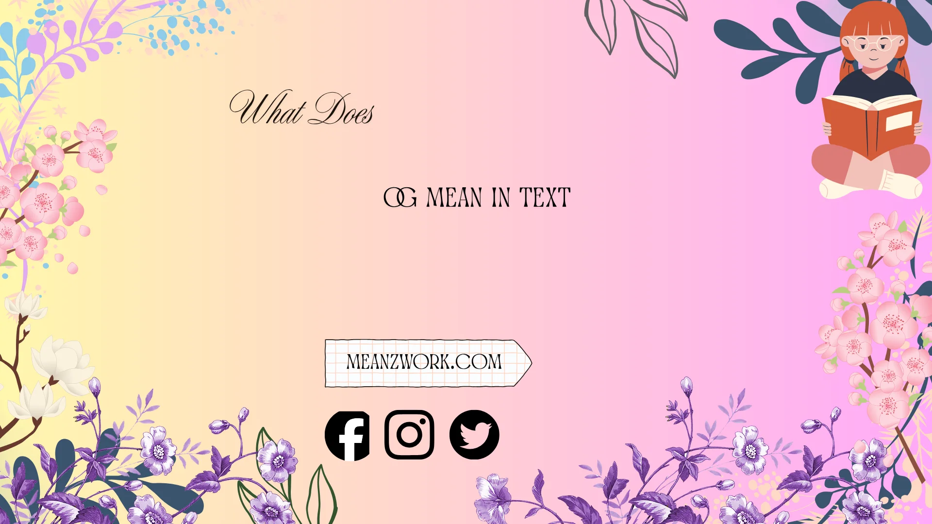 what does og mean in text