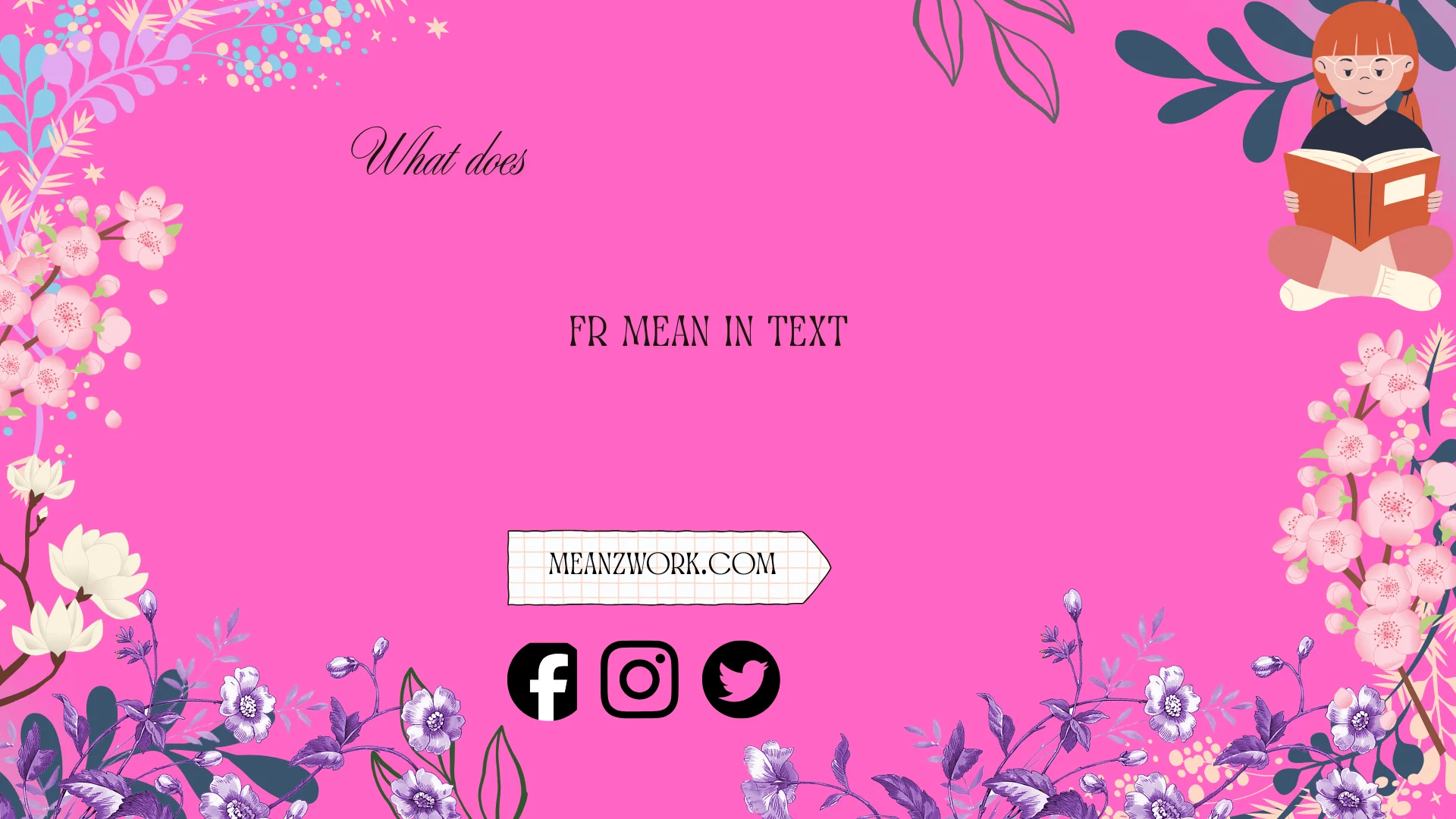 "what does fr mean in text"