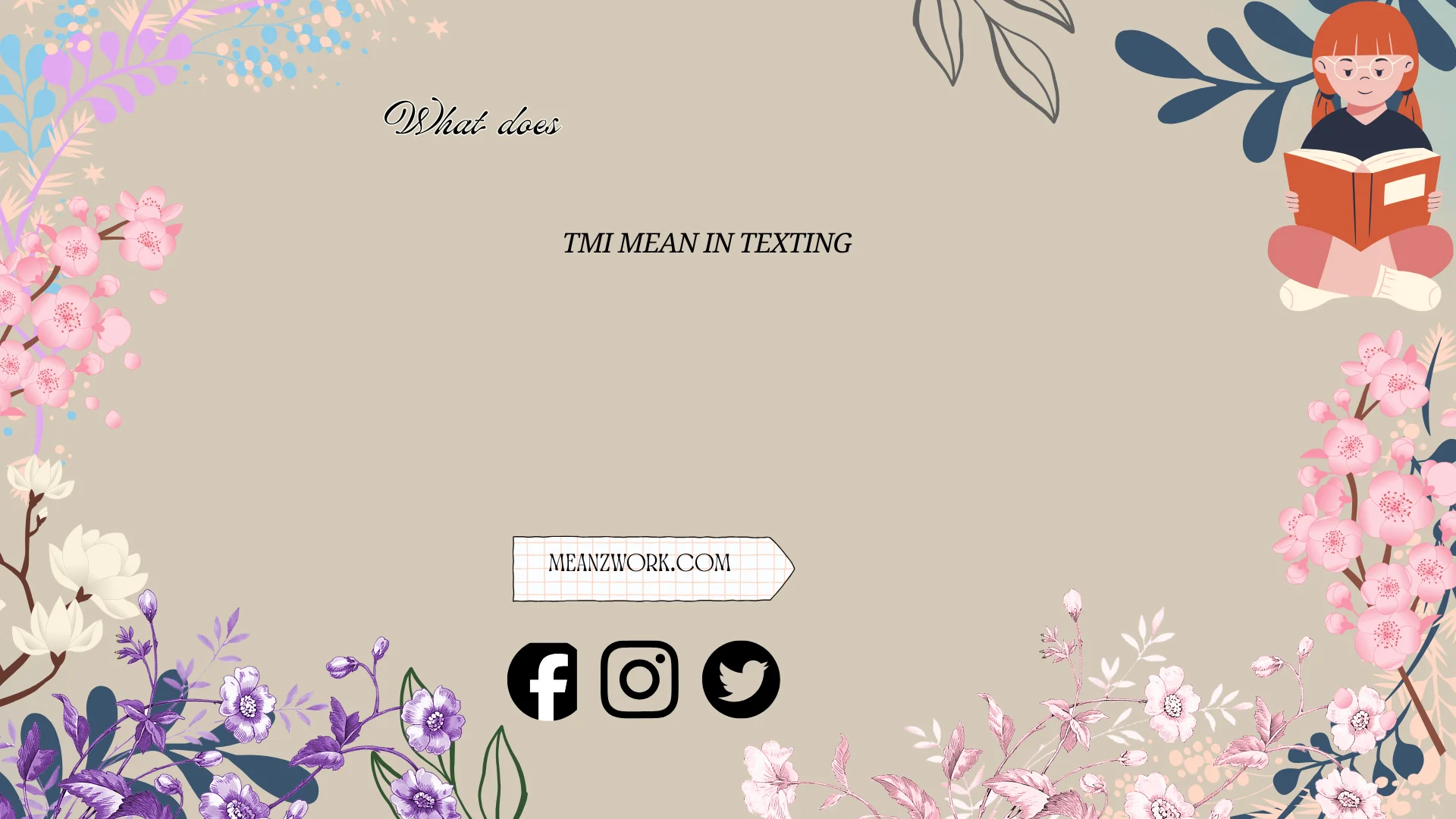 what does tmi mean in texting