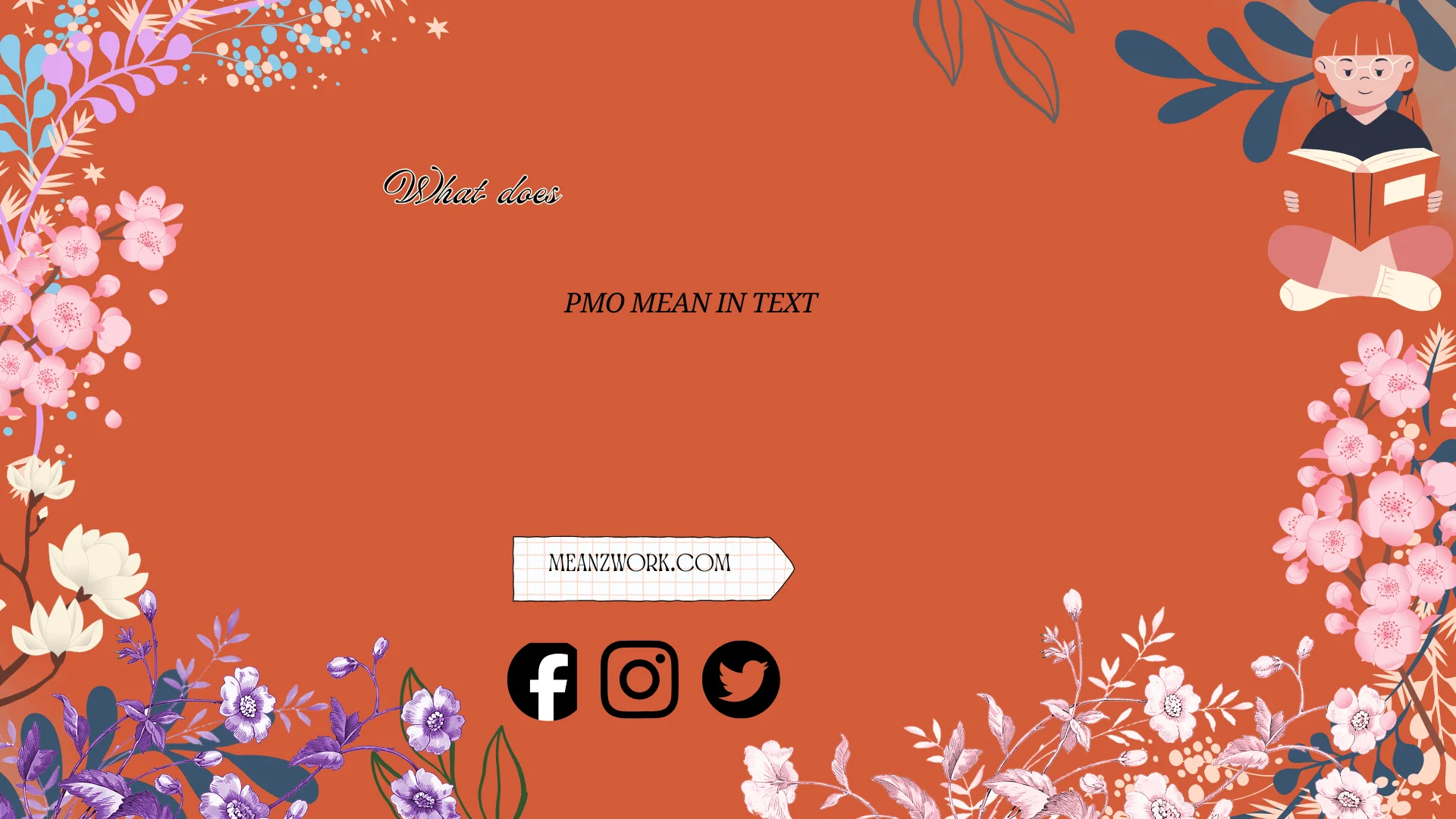 what does pmo mean in text