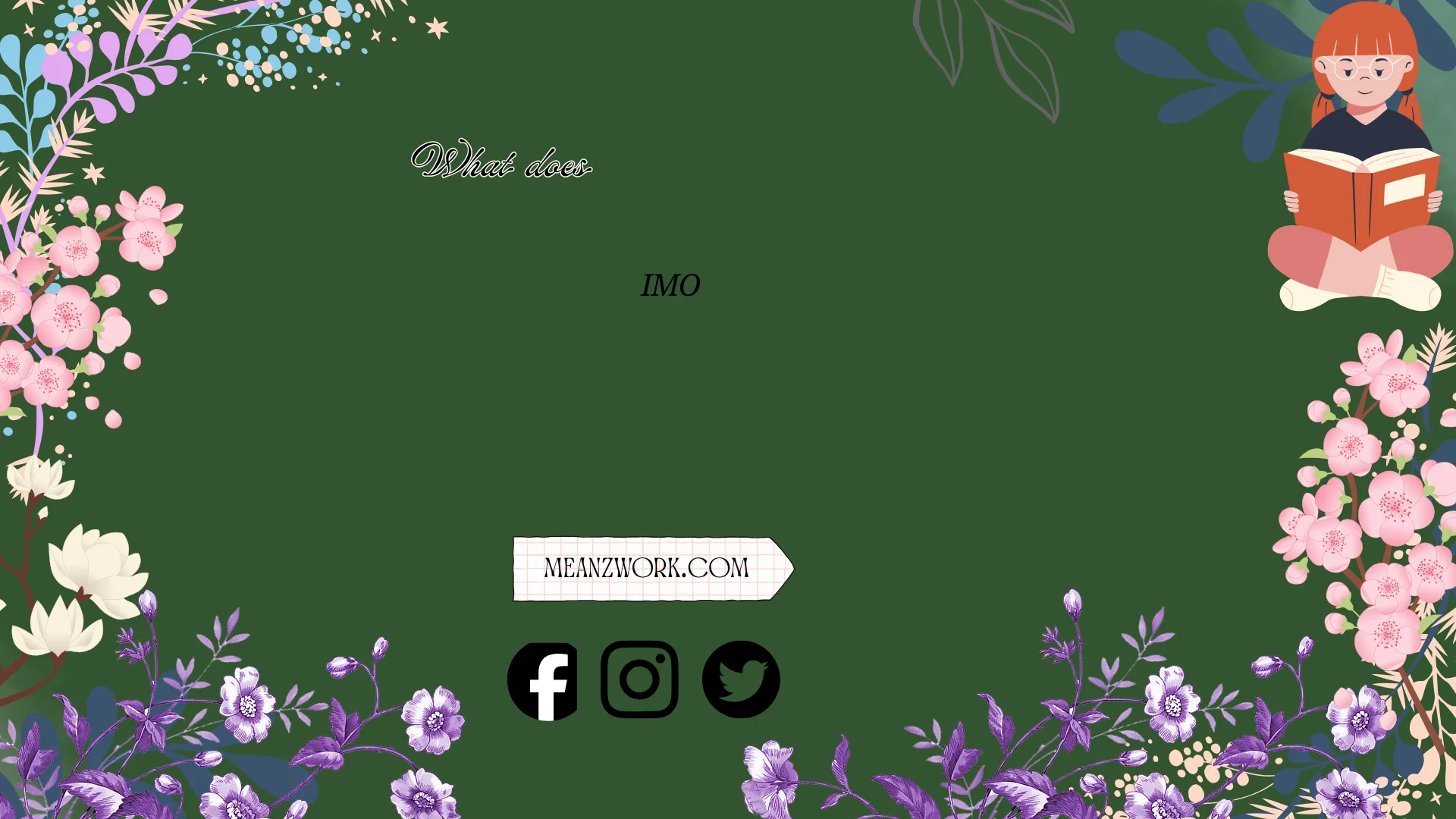 what does imo mean