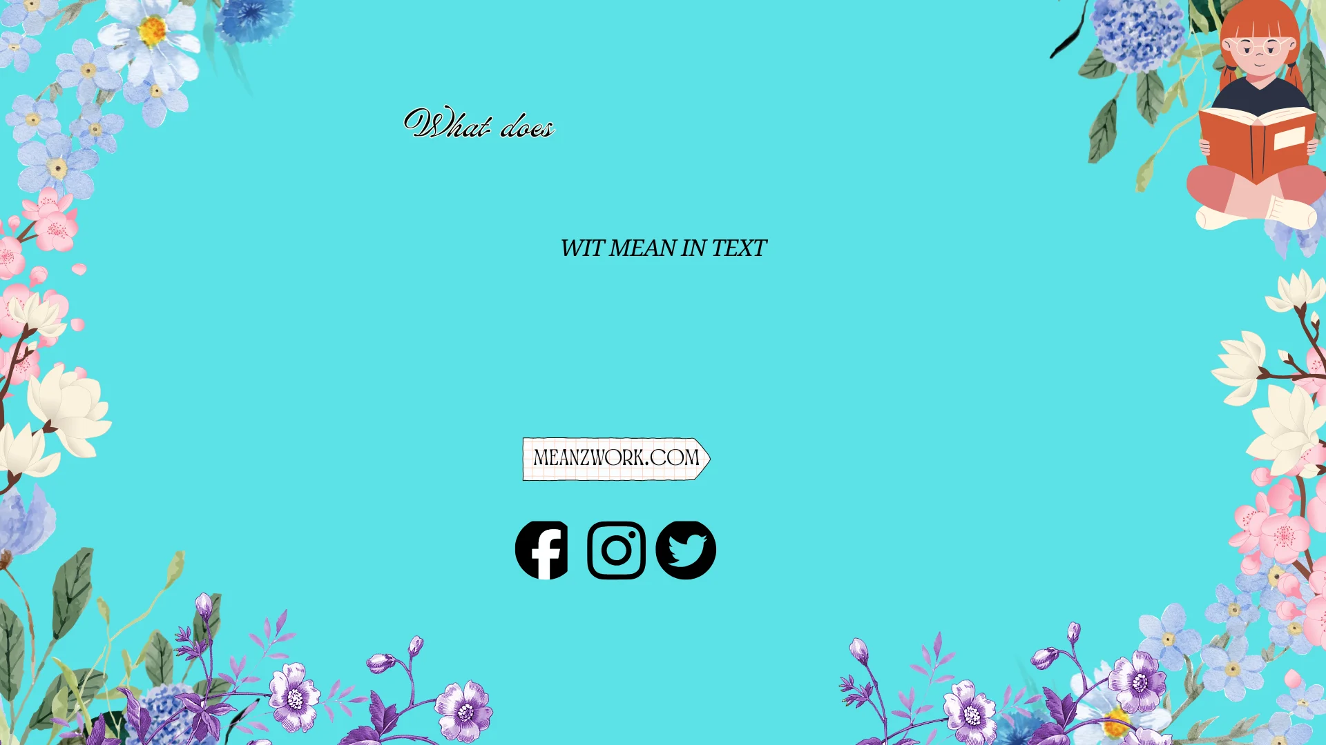 "what does wit mean in text"
