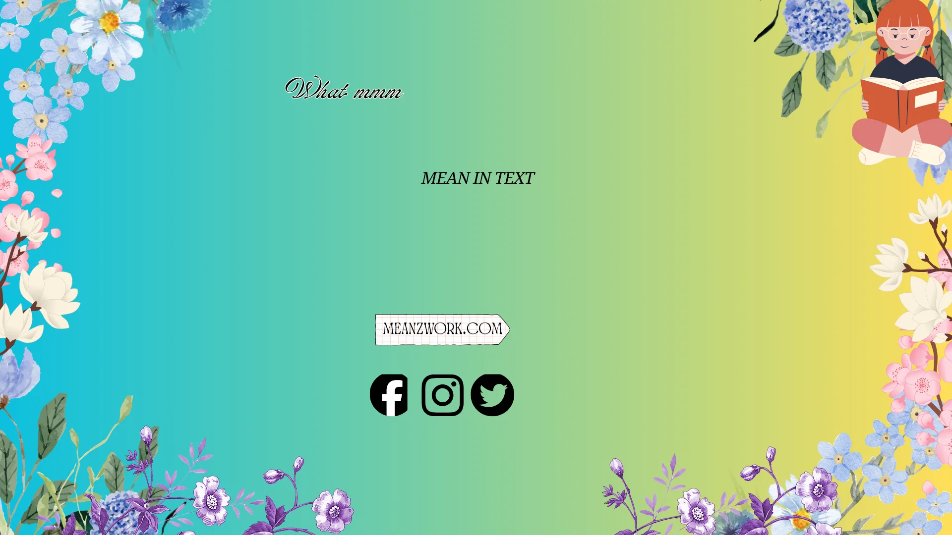 what mmm mean in text