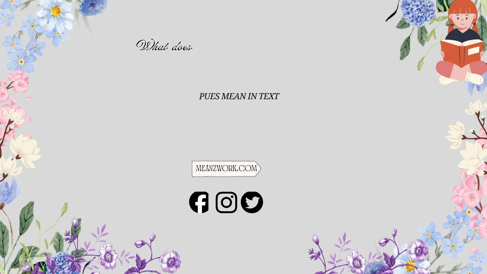what does pues mean in text