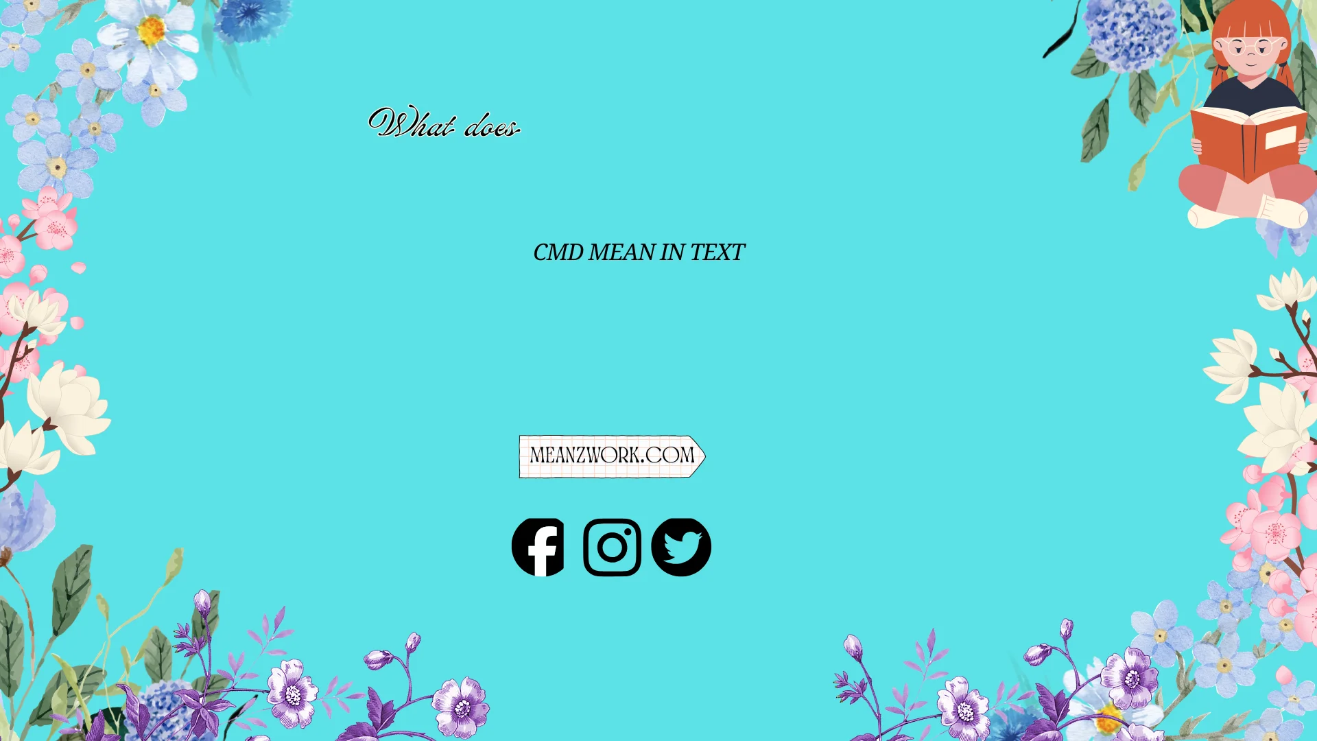 what does cmd mean in text
