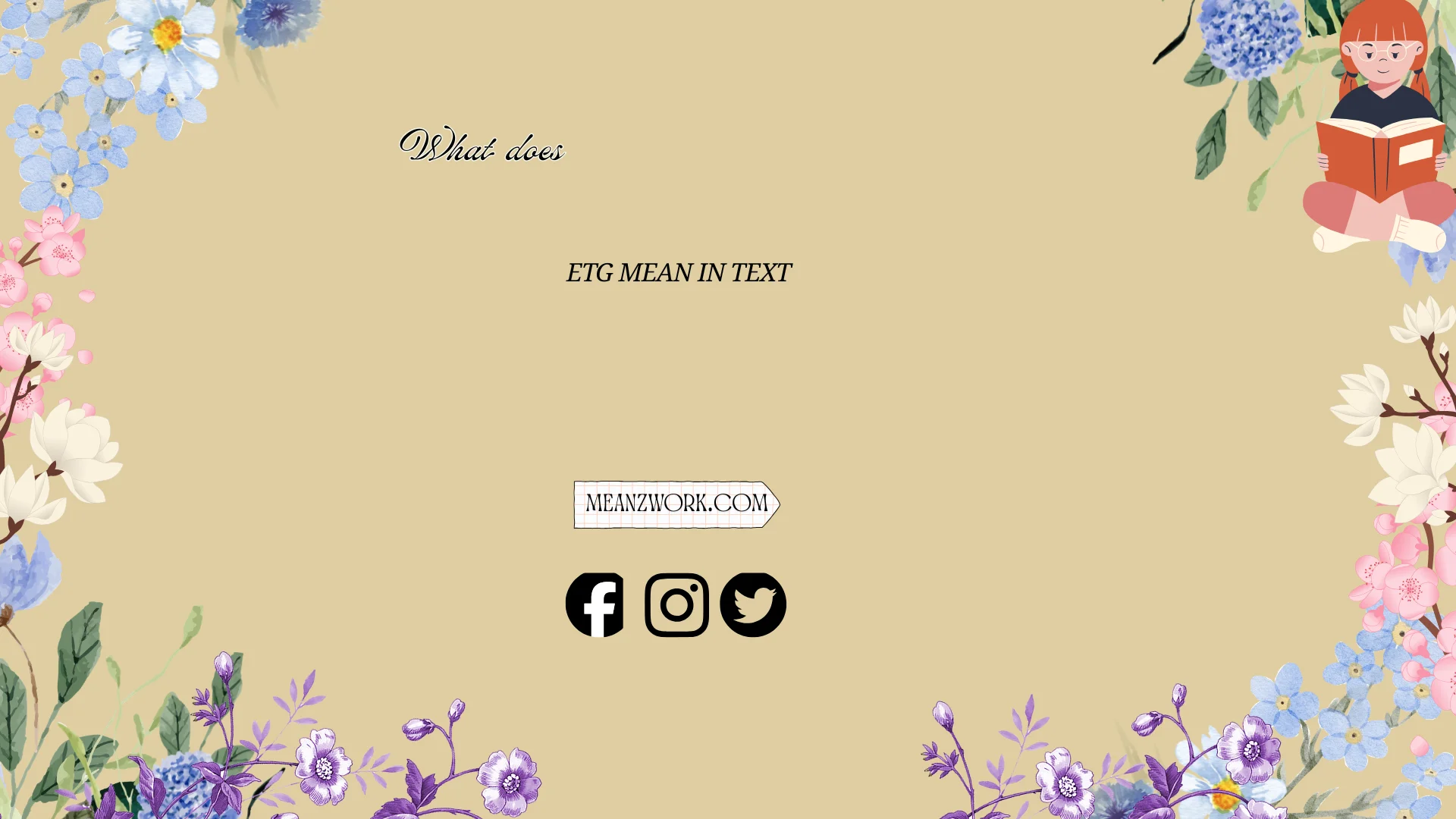what does etg mean in text