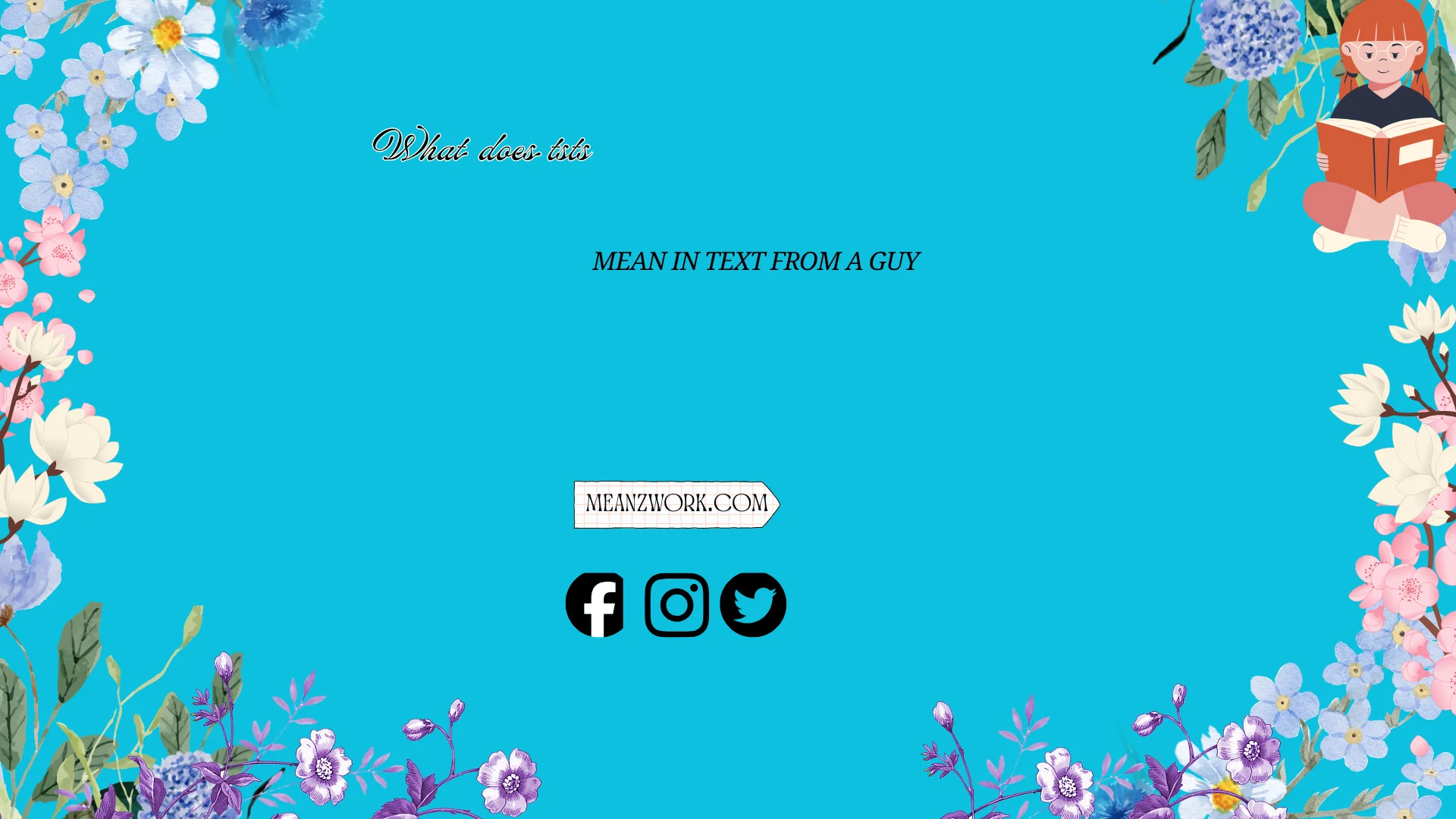 what does tsts mean in text from a guy